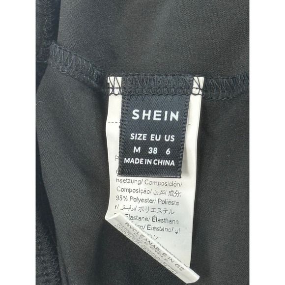 Womens Black Butterfly Graphic Tee Shirt & Bike Shorts Set Lounge Sleepwear M - Picture 8 of 9